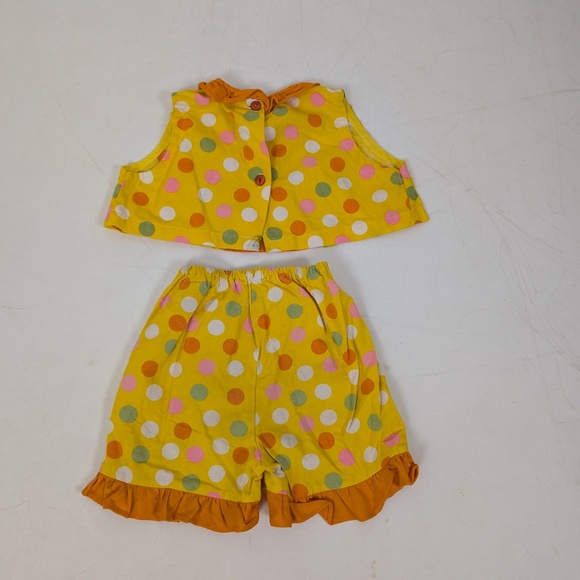 2 Piece Polka Dot Short Set Sleeveless Coord Coordinates Matching - Picture 3 of 6